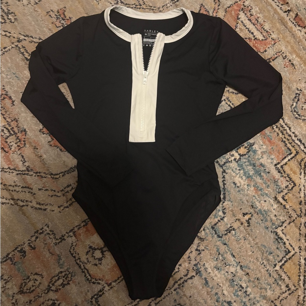 Black and White Varley Veltar Swimsuit